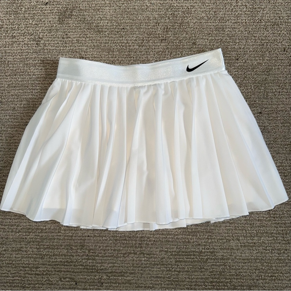 Nike Court Victory White Tennis Skirt